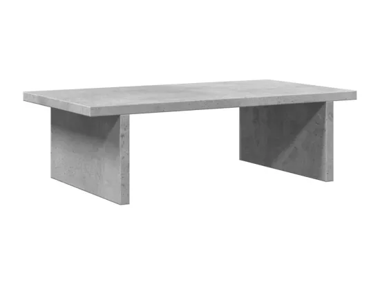 Support de moniteur gris béton 50x27x15 cm bois d'ingénierie