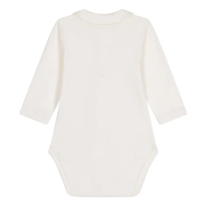 Petit Bateau Body Col Claudine Mactose | Ecru