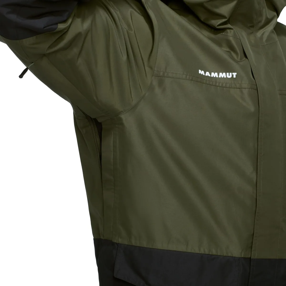 Mammut Fall Line Hs Thermo Hooded Jacket Men Dark Marsh-Black