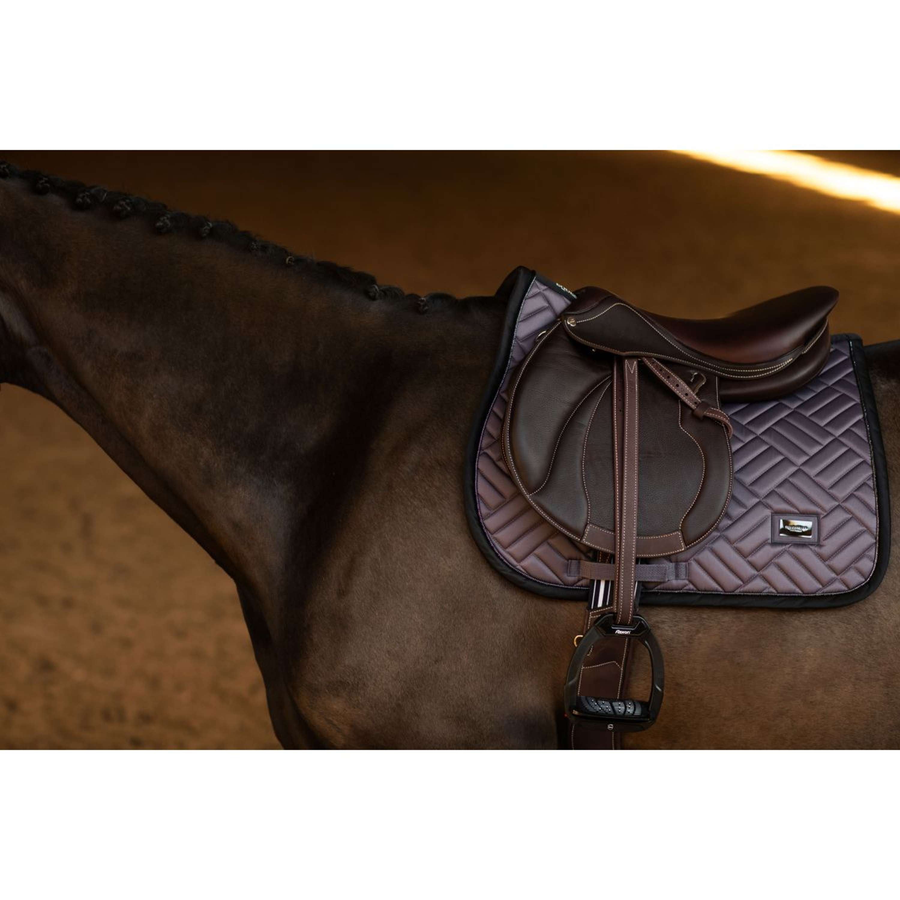 Equestrian Stockholm Zadeldekje Modern Springen Dark Violet