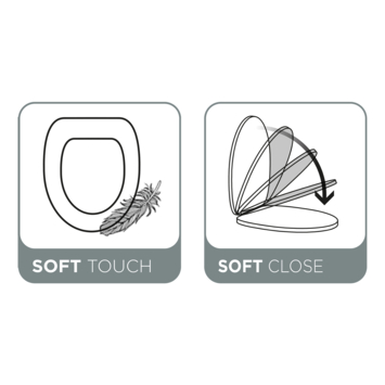 Tiger Toiletbril Hetta MDF Bruin met Softclose