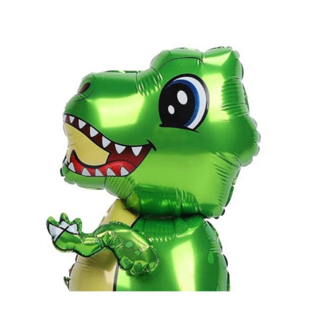 (80x45cm) Dinosaurier Kinder Folien Ballon Geburtstags Party Deko Luftballon - Grün