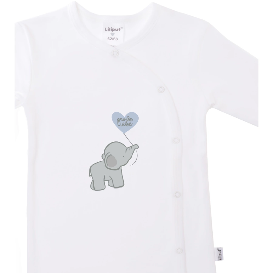 Liliput Jumpsuit im 2er Set Elefant weiss hellblau