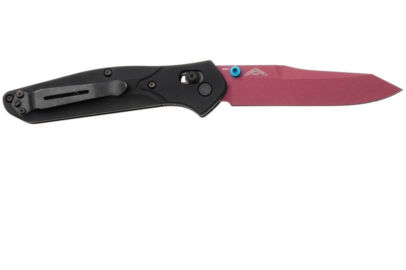 Benchmade Osborne 940CN-2504, Cranberry Frost Cerakote CPM-S30V, Black 6061-T6 Aluminum, 2025 Limited Edition zakmes