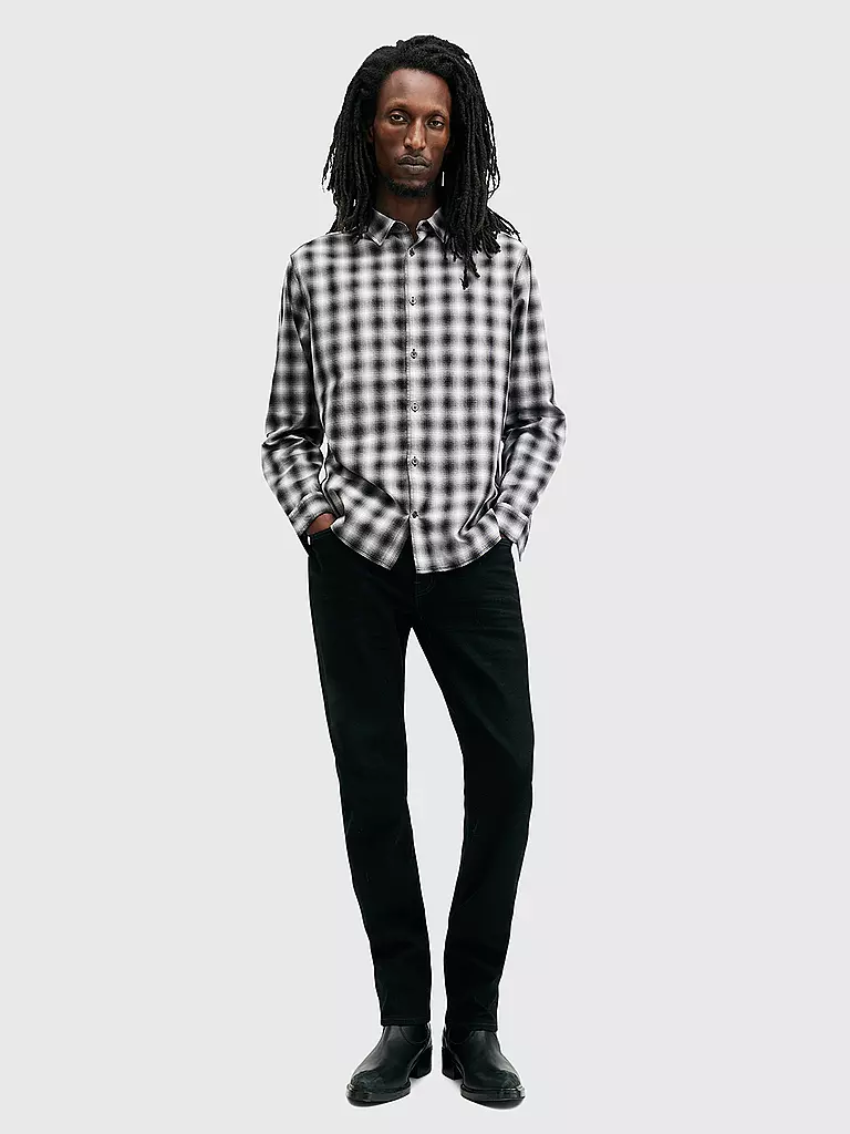 ALLSAINTS Hemd Regular Fit ELEKTRA schwarz