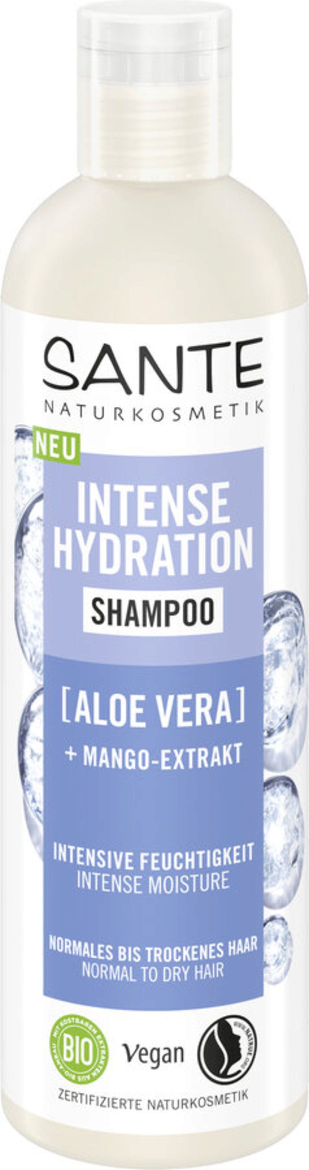 Santé naturally.  Intense Hydration Shampoo, 250 ml