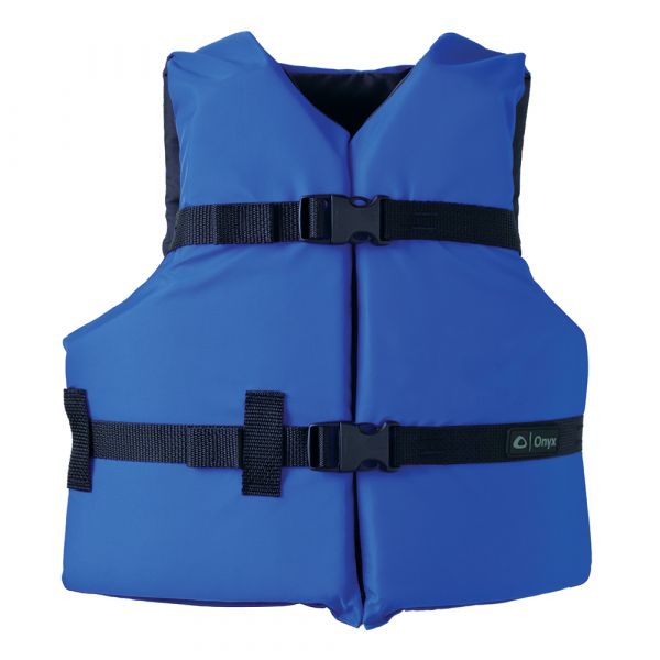 Onyx Outdoor Onyx Nylon Youth Life Jacket Blue - 103000-500-002-12-ONY