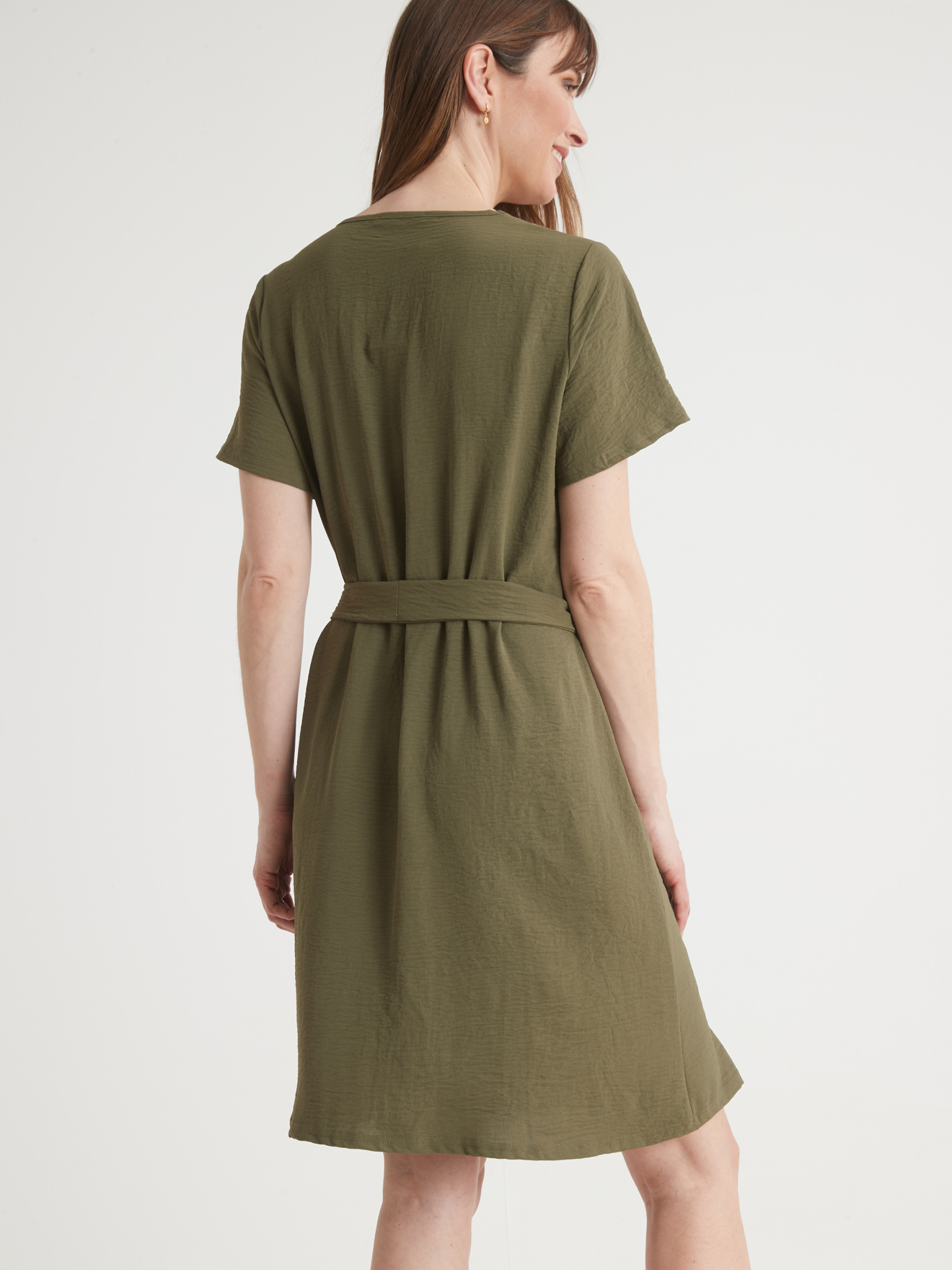 Robe légère en crêpe effet gaufré