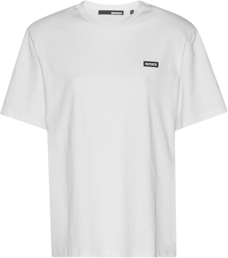ROTATE Birger Christensen Oversized T-Shirt Bright white