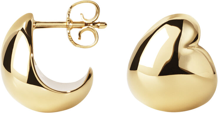 Camille Brinch Jewellery Small Bouncy Puffer Earring Gold