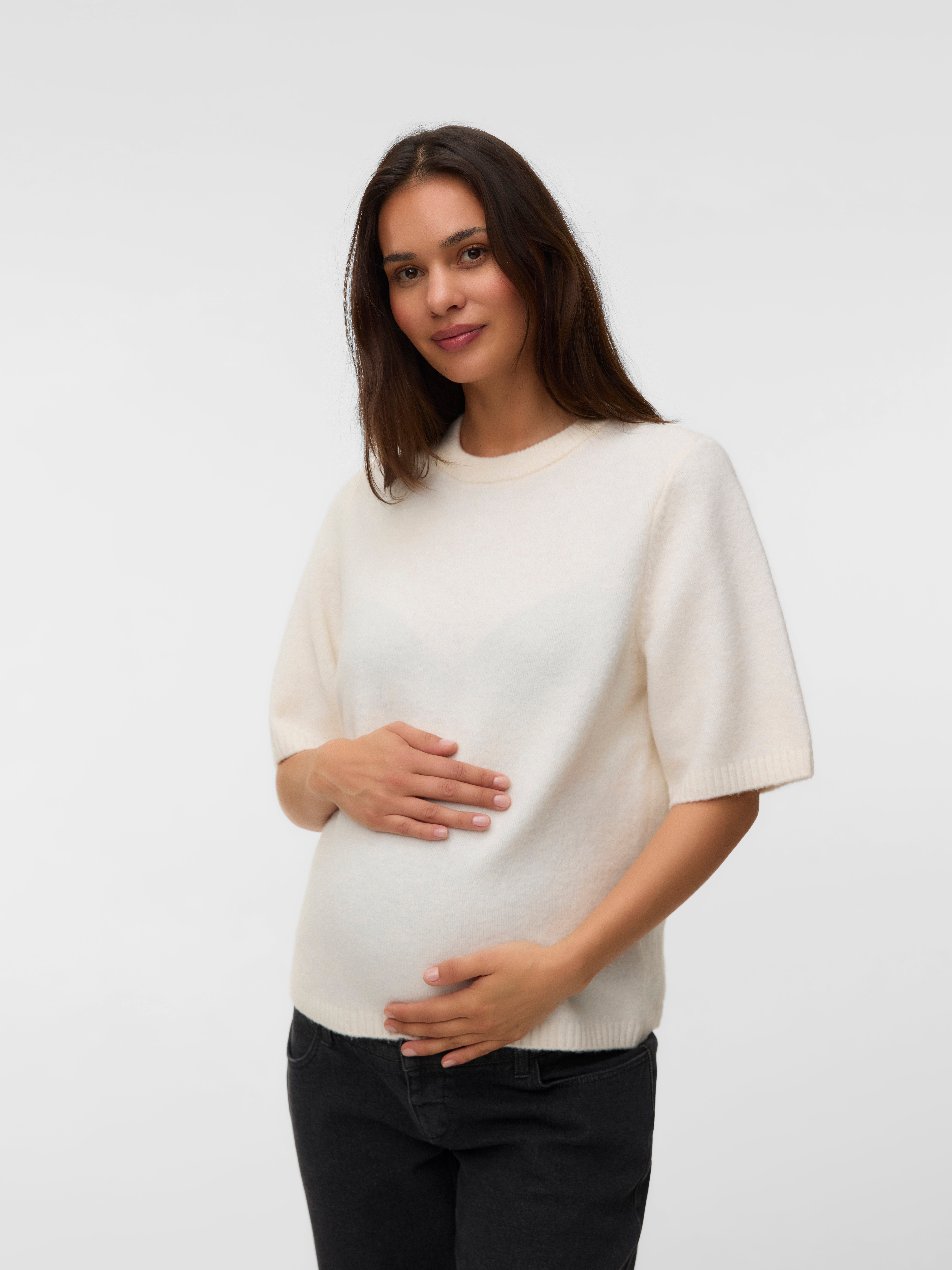 Loose fit O-hals Pullover
