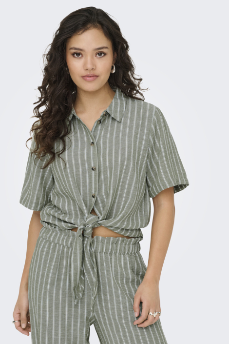 Jacqueline de Yong groene dames blouse