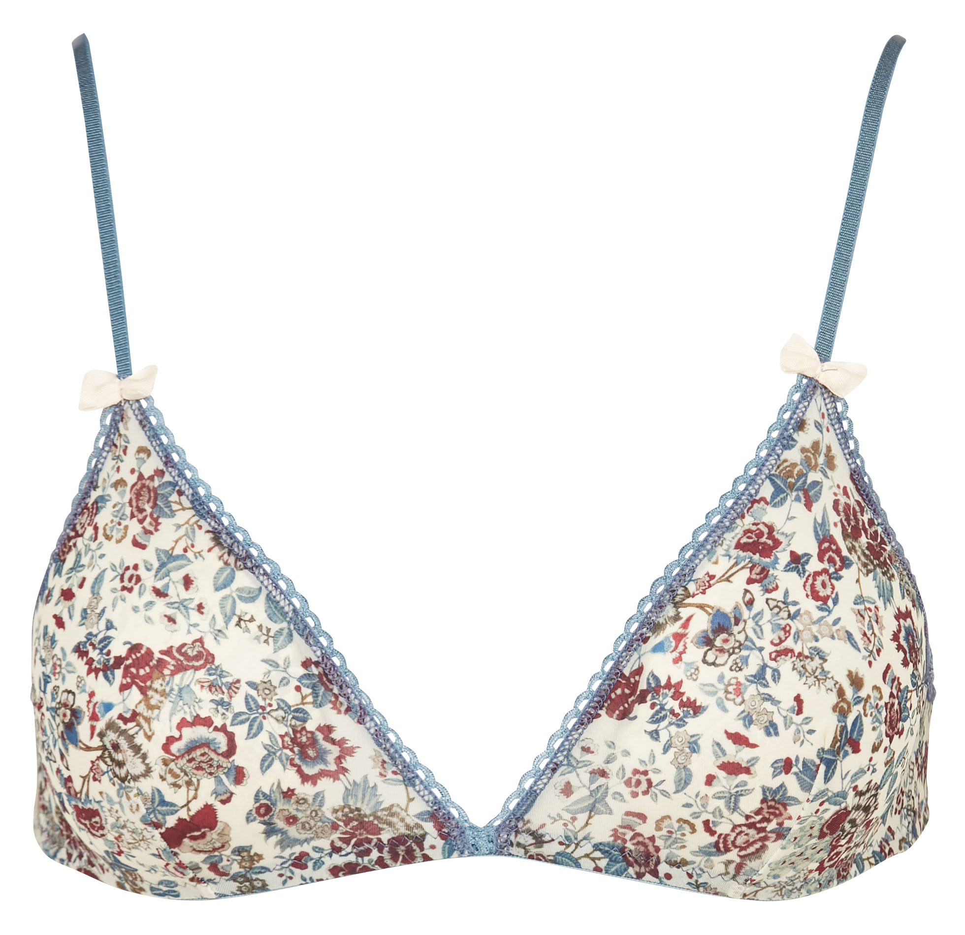 AMETHIST - Soutien-gorge triangle imprimé | Beige