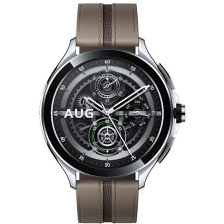 Montre connectée Xiaomi Mi Watch 2 Pro Argent et bracelet Cuir Marron FD