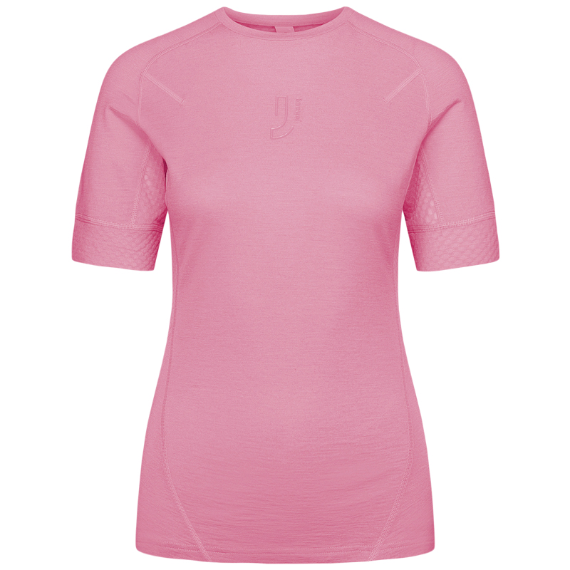 Lithe Tech-Wool Tee Dame Pink