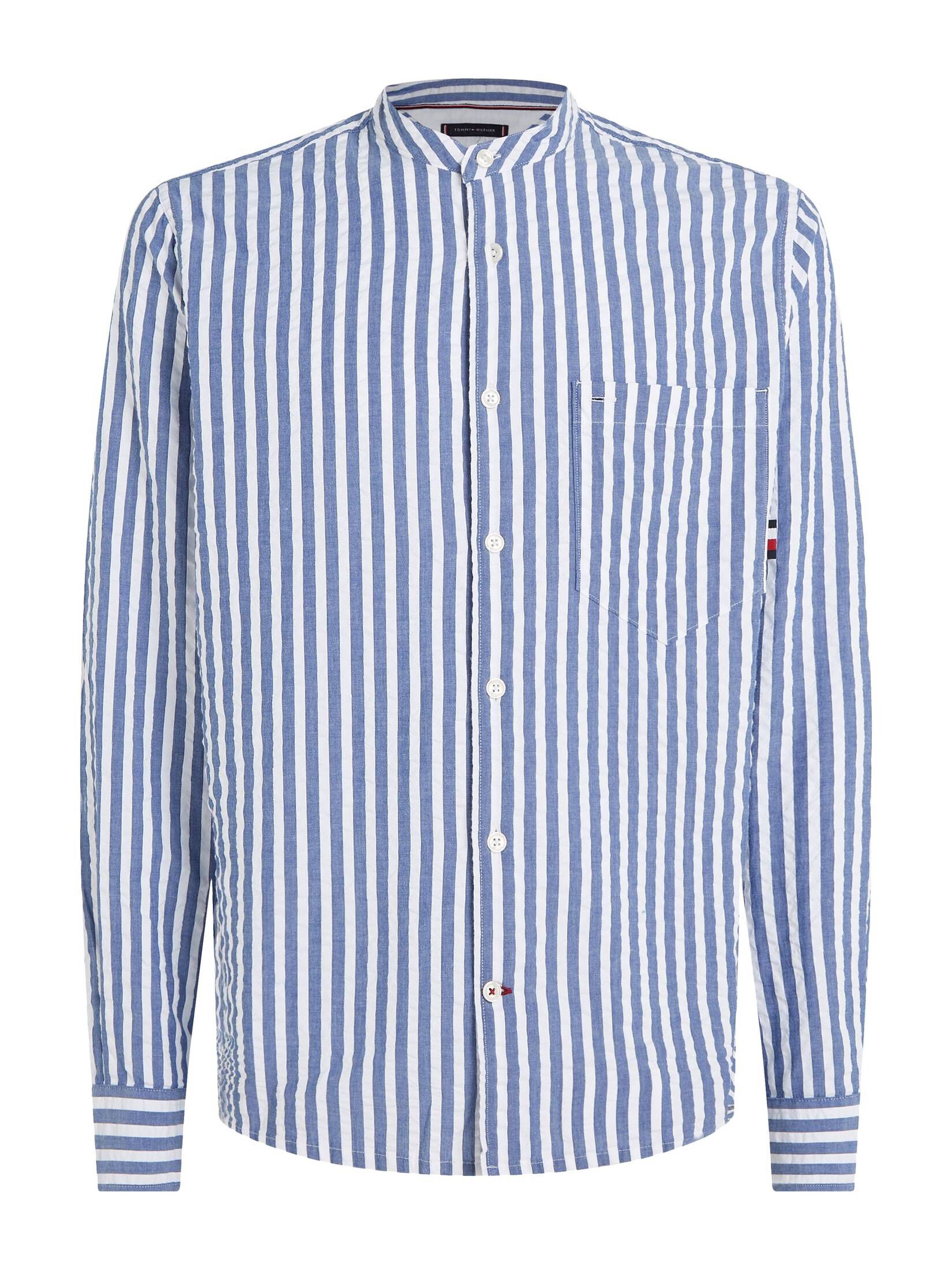 Tommy Hilfiger| Herren Hemd OXFORD SEERSUCKER Langarm