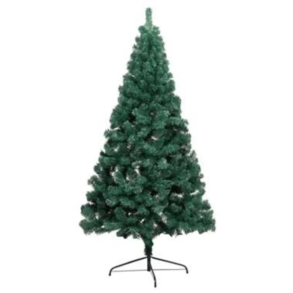 vidaXL - Halve Kerstboom - Groen - 180 x 115 cm