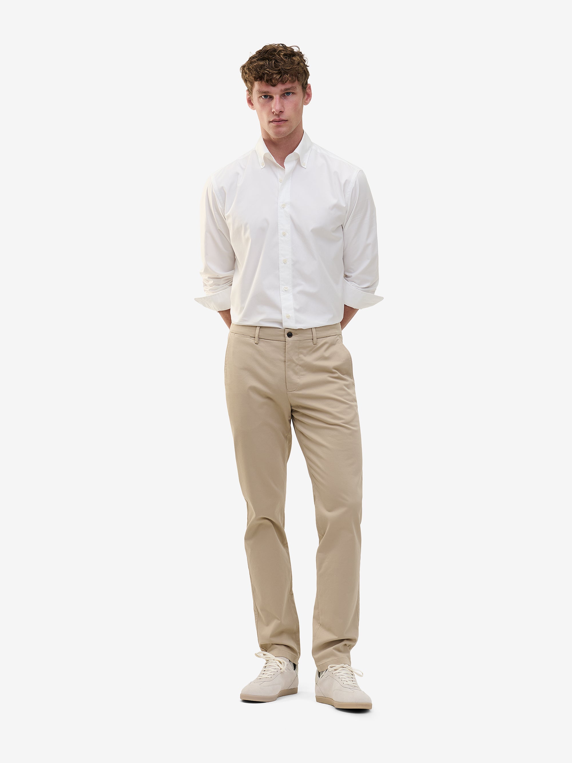 Maytown Cotton Poplin SH01026-WHT