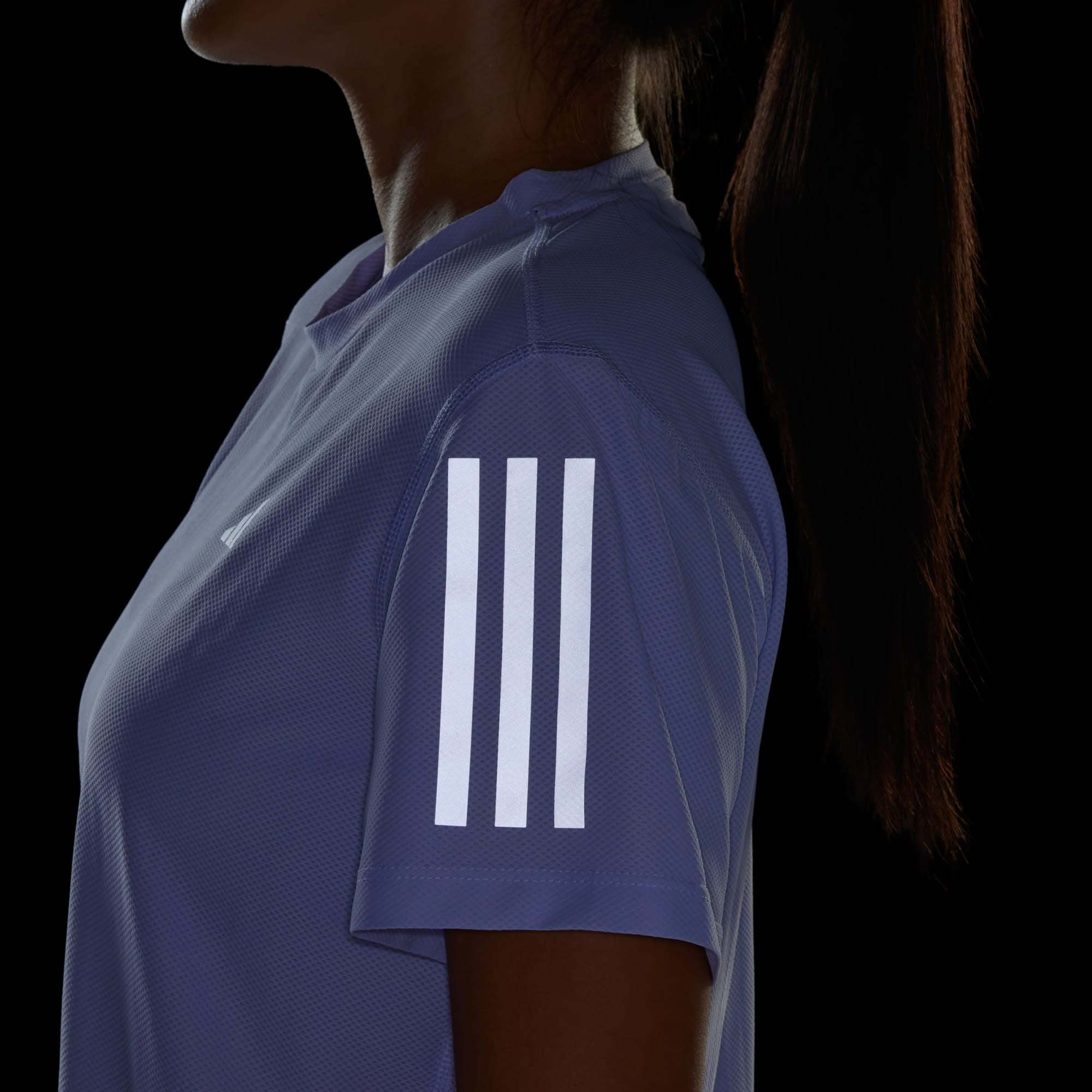 Own the Run Tee Dame Violet Tone