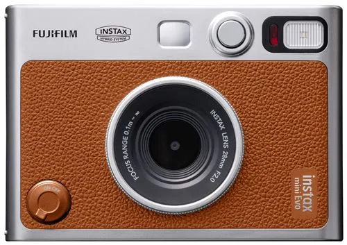Fujifilm Instax mini Evo - Digitalkamera - kompakt med hurtigfotoprinter - Bluetooth - brun