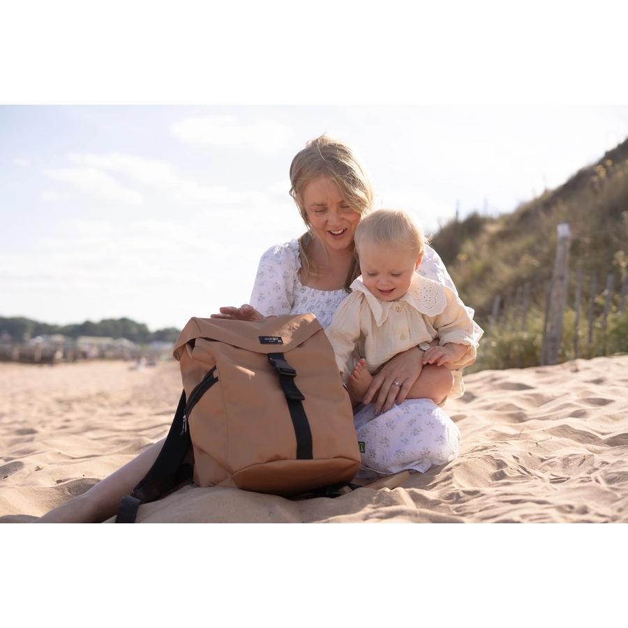 storksak Wickelrucksack ECO Toffee