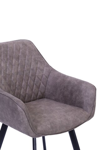 CASAVANTI Esszimmerstuhl 2er Set Mikrofaser taupe