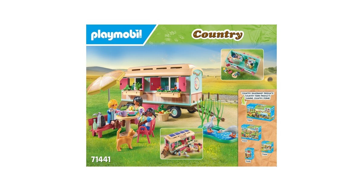PLAYMOBILCountry - Gezellig woonwagencafé Constructiespeelgoed  (71441)