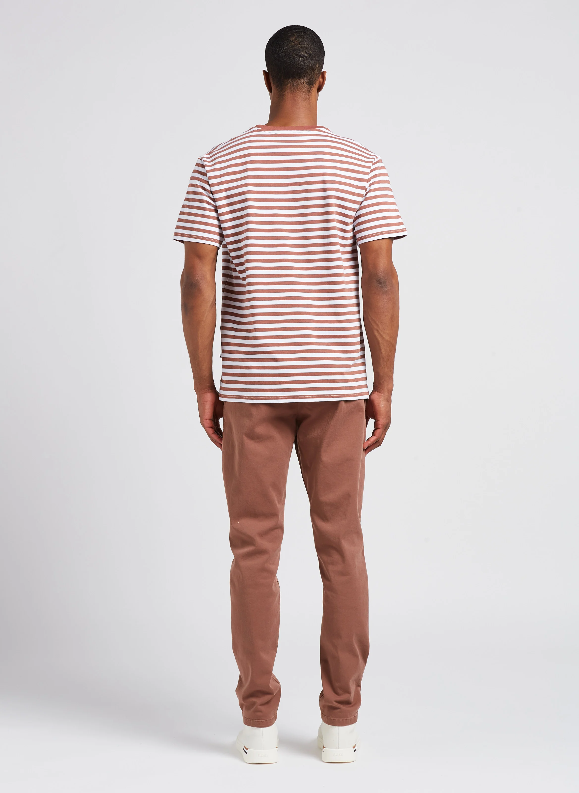 LAVIS - Pantalon droit en coton bio mélangé | Multicolore