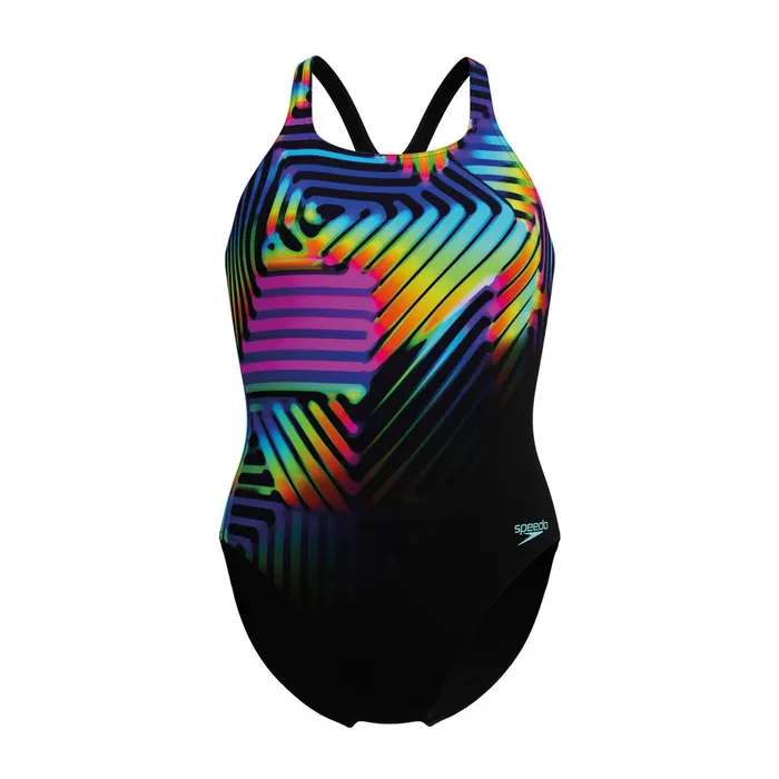 Speedo Eco+ Digital Printed Medalist Badpak Dames