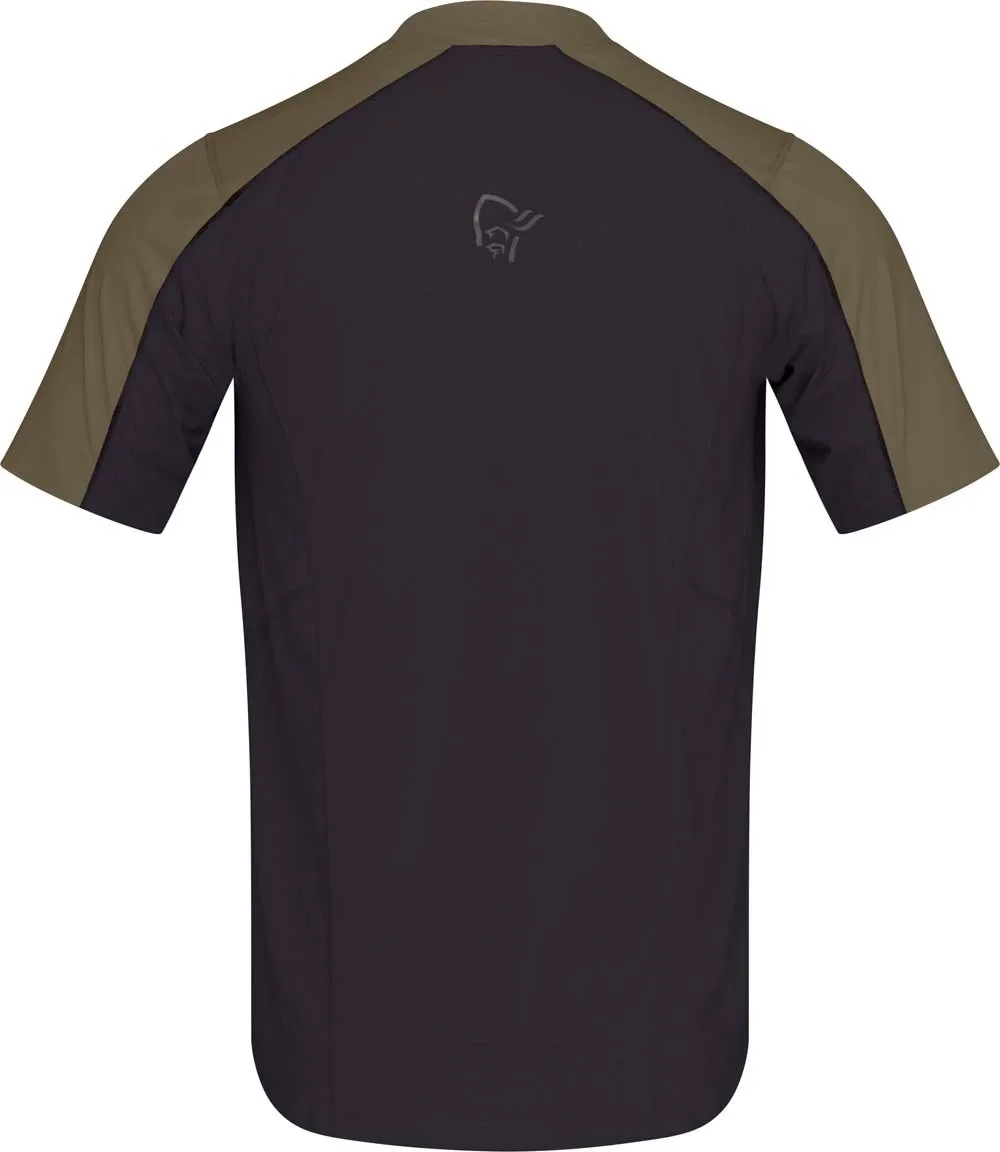 Norrøna Men's Senja Equaliser Lightweight T-Shirt Olive Night