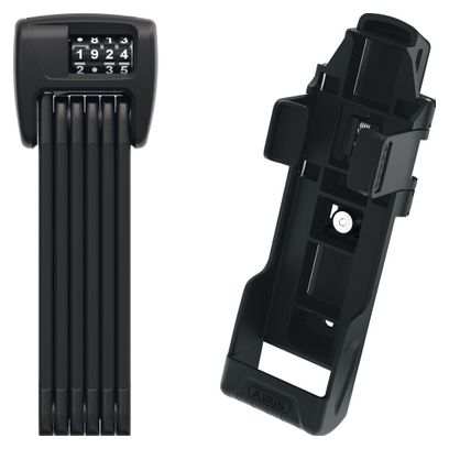 Antivol Pliable Abus Bordo 6000C/90 Noir   Support SHFL