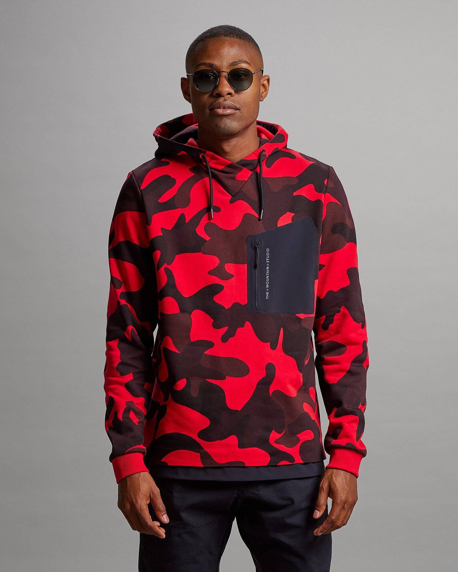The Mountain Studio| Herren Hoodie ORGANIC COTTON CAMO HOOD