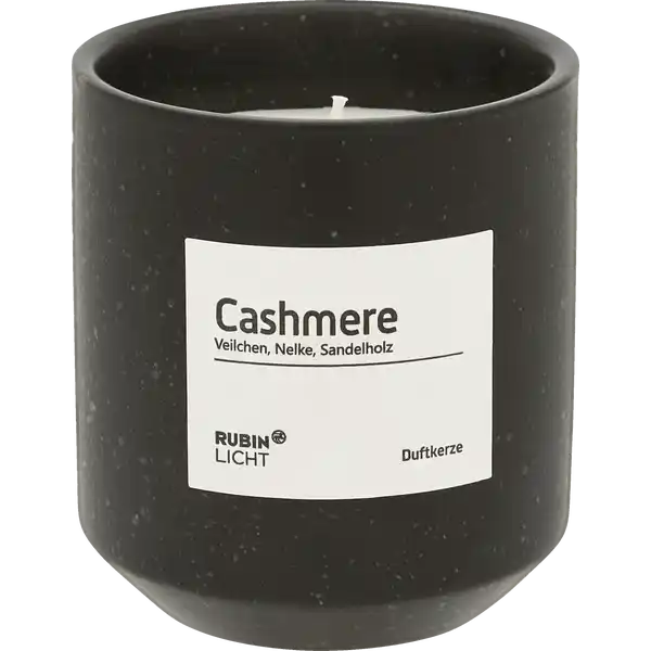 Keramikkerze Terrazzo Cashmere / Leather