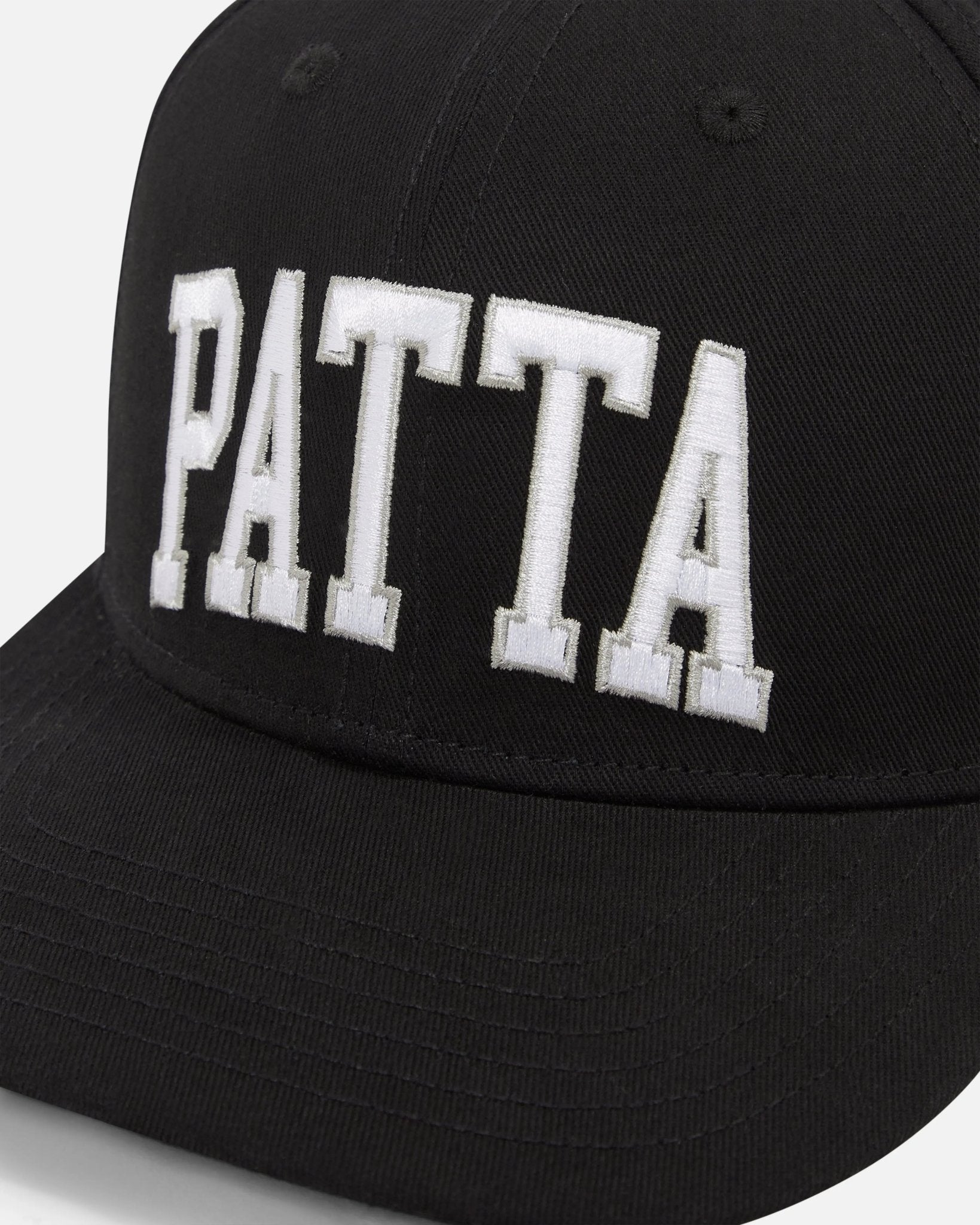 Patta Arc logo Snapback Cap (Black/Blue (Black)