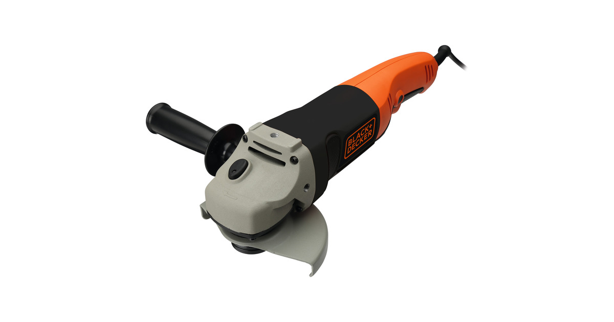 BLACK+DECKERKG1202-QS 1200W 125mm Haakse Slijper  (Zwart/oranje)