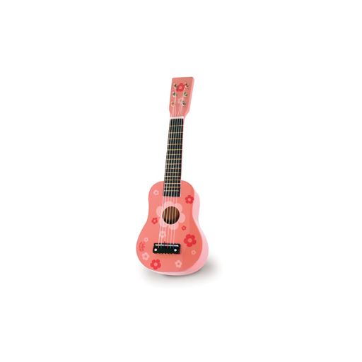 Vilac Blomster Guitar, Pink