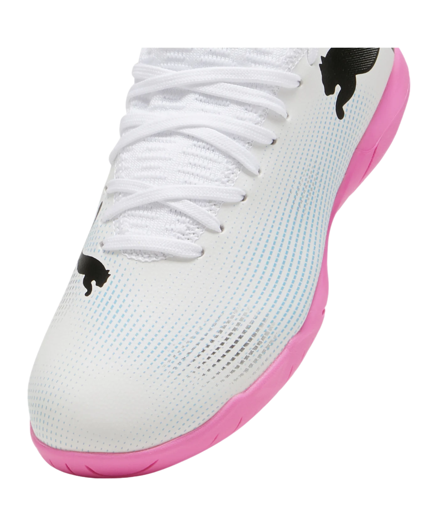 PUMA FUTURE 7 Play IT Halle Phenomenal Jr Kids Weiss Schwarz F01