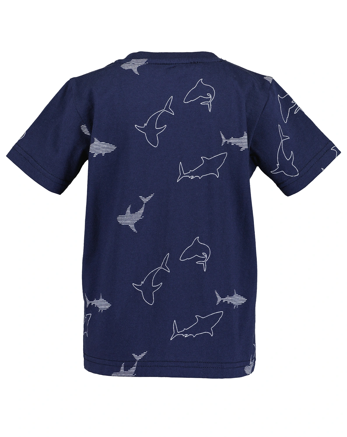 T-Shirt SHARK SHADOWS in dunkelblau
