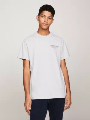 Camiseta Essencial Slim Fit com Estampa de Logo