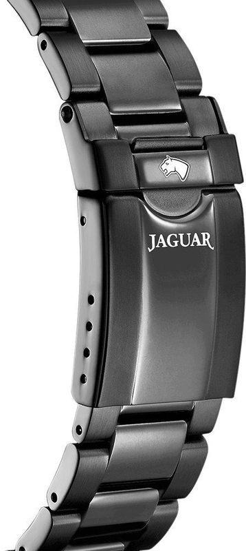 Jaguar - Polshorloge - Zwart - RVS - Saffierglas - 20 ATM