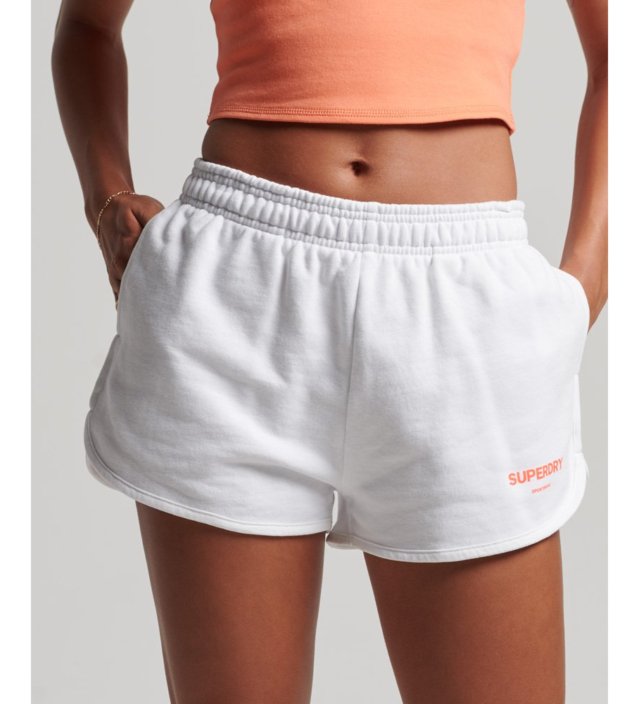 Calções Superdry Core Sport, brancos