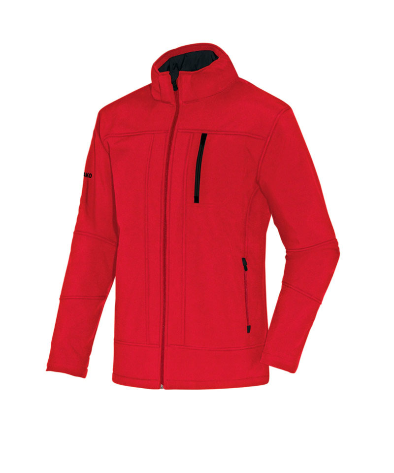 JAKO Team Softshelljacke Rot Schwarz F01