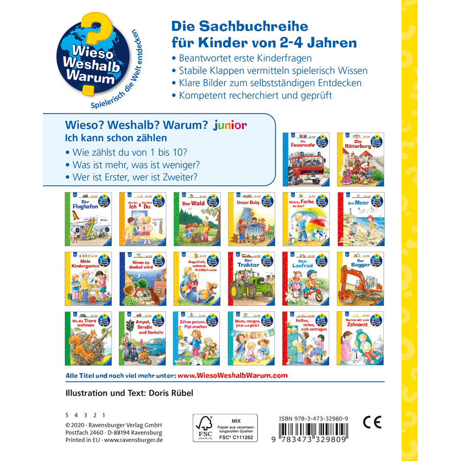 Ravensburger Wieso? Weshalb? Warum? Junior 70: Ich kann schon zählen