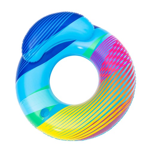 Boia gigante de PVC com luz azul, 118x117 cm