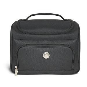 VANITYS TEXTILE MULTIPOCHES ZIPPEES NOIR GM 24X34X26 CM