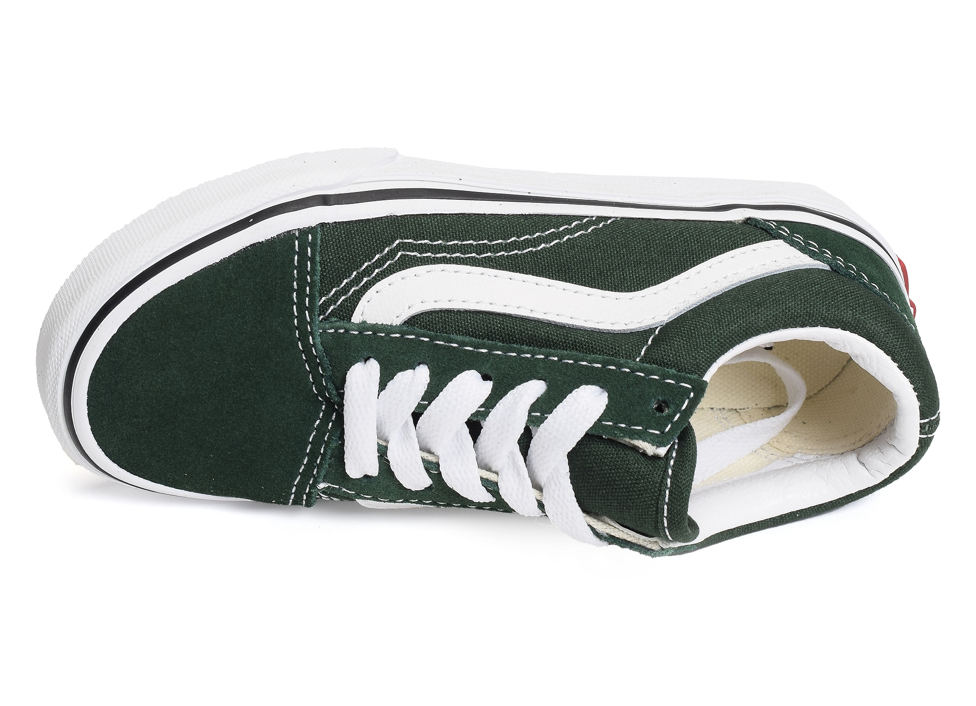 Uy old skool vert blanc