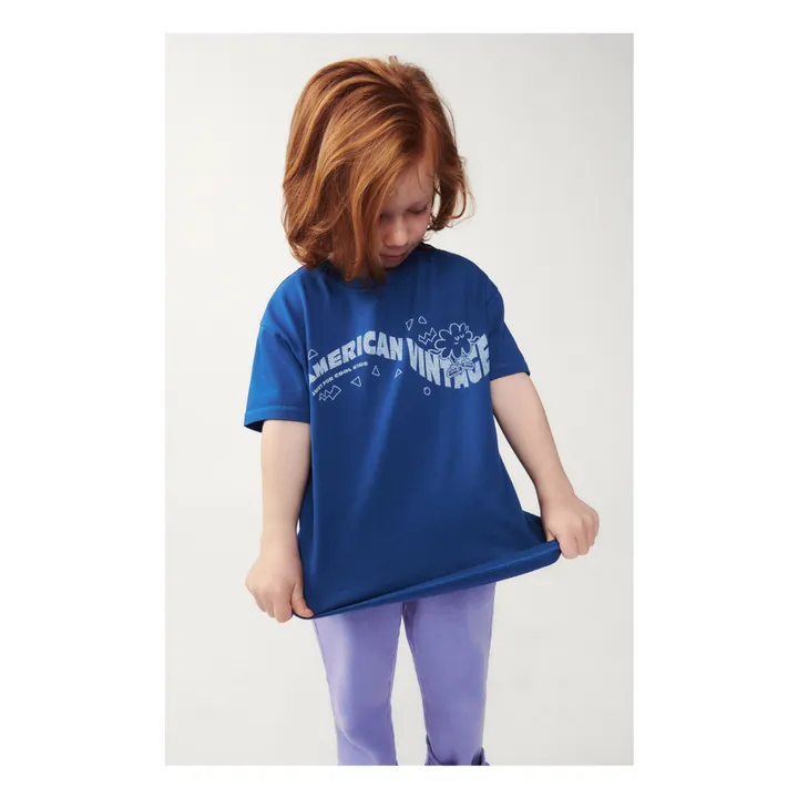 American Vintage T-shirt Fizvalley | Bleu roi