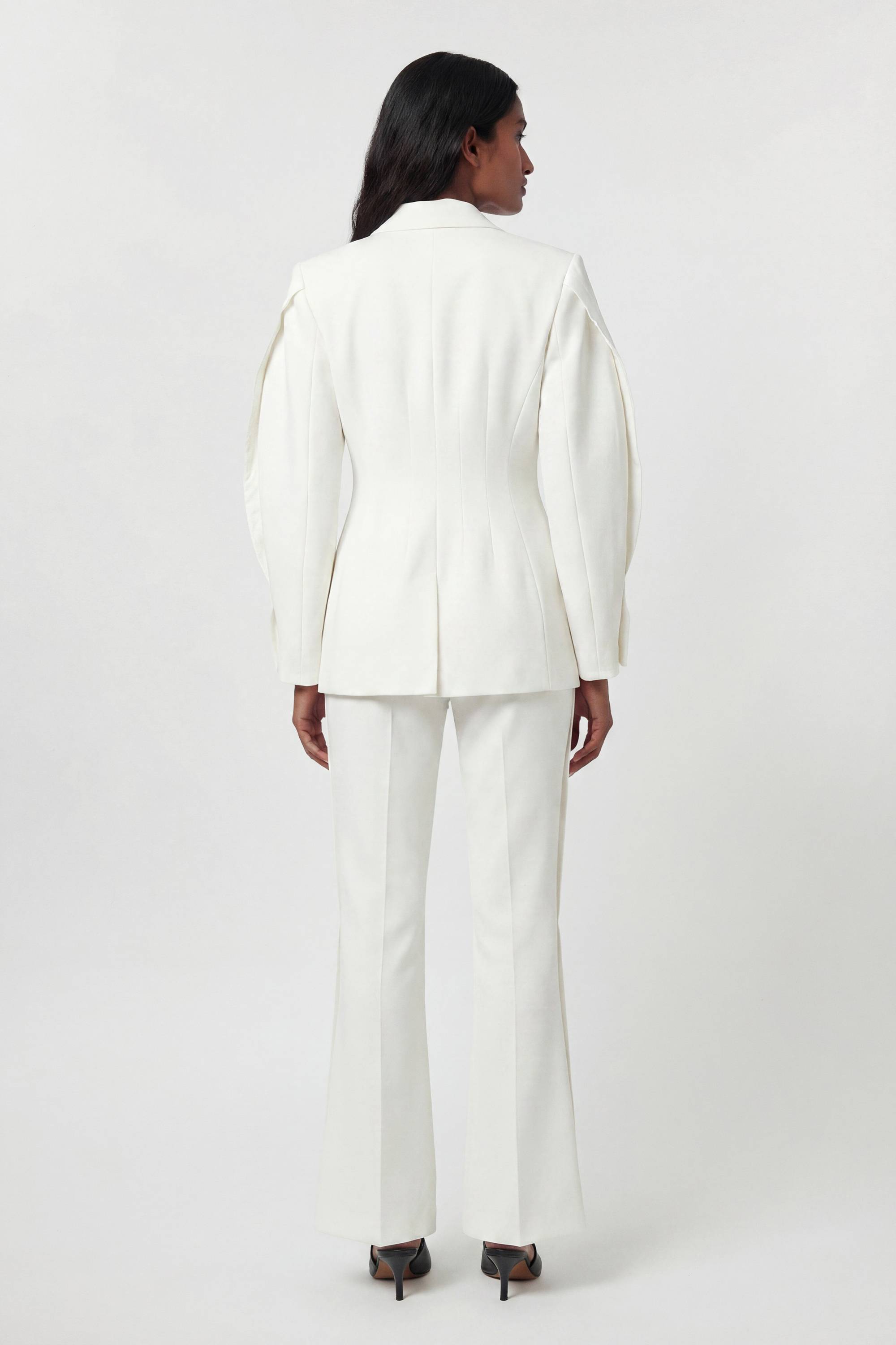 KarenMillen Blazer Tailleur Taille Sculptée Stretch Compact Petite