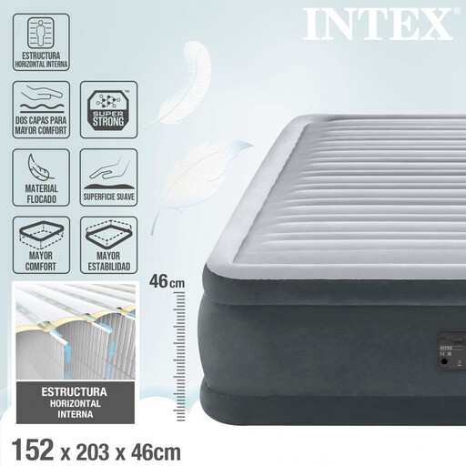 Colchão inflável Intex Comfort Plush