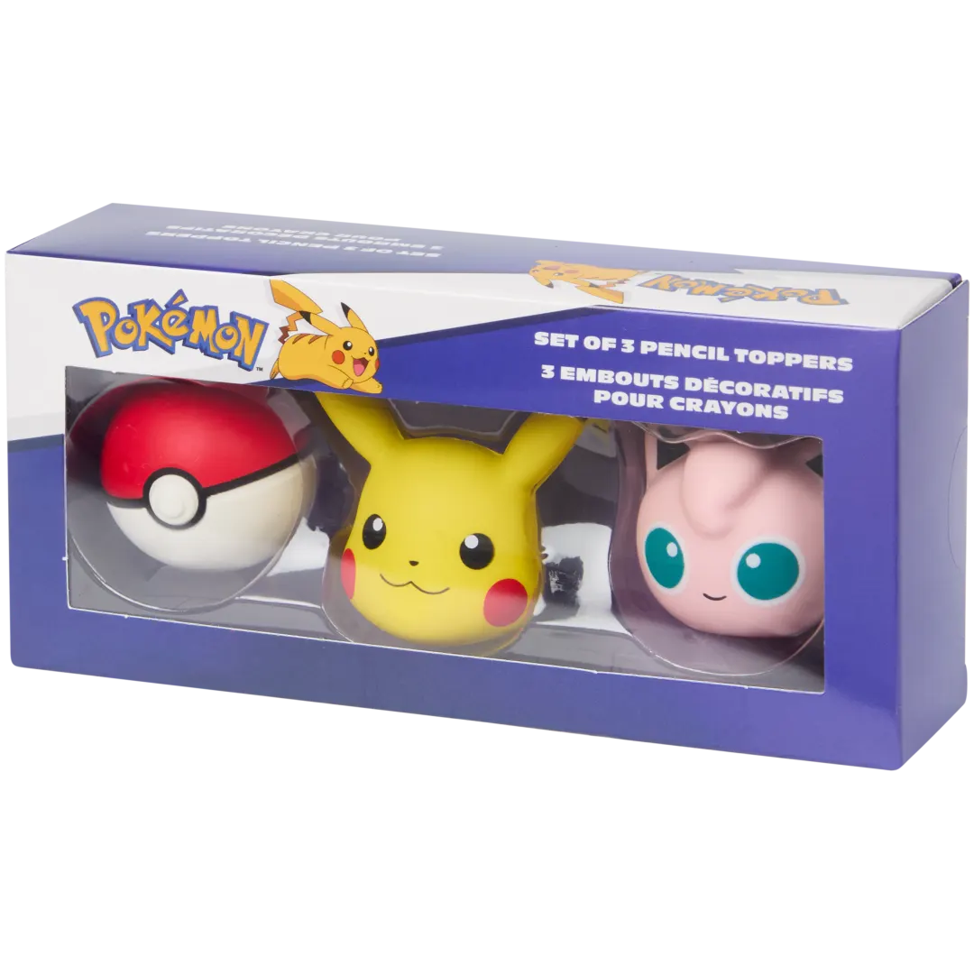 Pokémon 3D gummen of potloodtoppers Diverse varianten